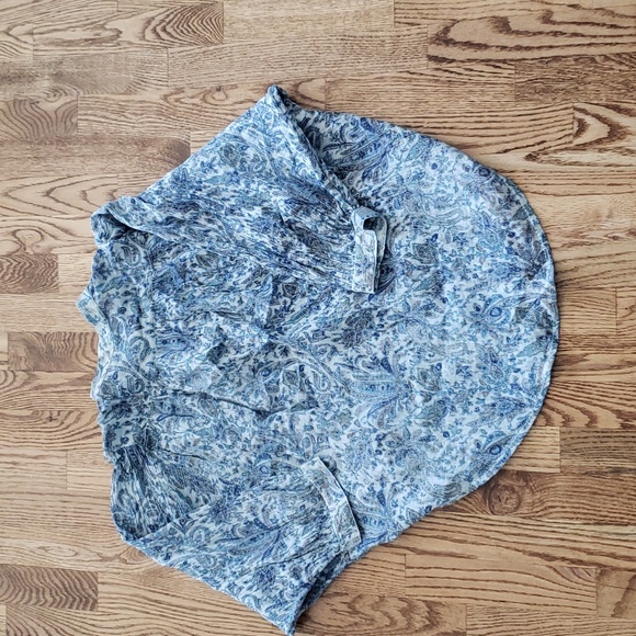 (XS) Pilcro and the Letterpress by Anthropologie Paisley 100% Cotton Bohemian - Picture 10 of 10